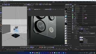 3D Phone Black Color Reveal  C4D amp Redshift Tutorial [upl. by Ellehs247]