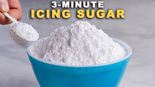 How to Make Icing Sugar in 3 Minutes [upl. by Narmis921]