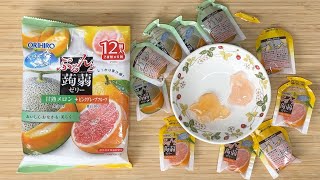 Japan Konjac Jelly Sicilian Lemon Hokkaido Melon [upl. by Youngman]