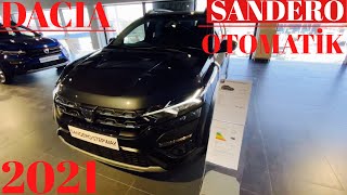 DACIA SANDERO STEPWAY 2021  PRESTİGE  10 TURBO XTRONİC 90 HP  İNCELEME [upl. by Enamrahs456]