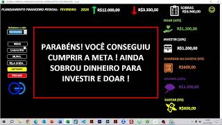 Controle Financeiro Pessoal em Excel [upl. by Ynehteb]