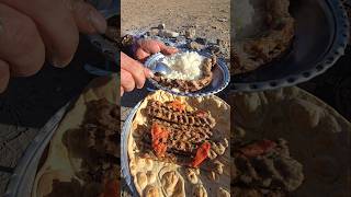 Delicious Iranian kebab 🇮🇷😋 kebab iran iranianfood asmr food outdoor cooking shorts [upl. by Denn370]