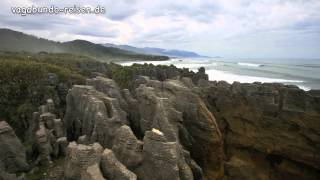 Pancake Rocks Punakaiki New Zealand [upl. by Murdoch]