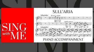 Sullaria  Accompaniment  Le Nozze di Figaro  Mozart [upl. by Boffa]