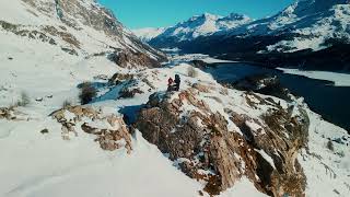 Panchina di Grevasalvas passo Maloja [upl. by Ulland]