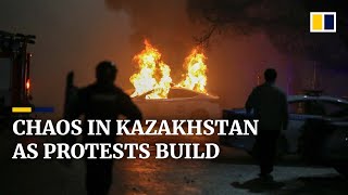 Dozens reportedly killed by security forces in Kazakhstan as protesters storm government buildings [upl. by Llerref]