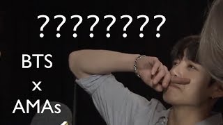 BTS AMAs ENGLISH SPEAKING COMPILATION lowkey crack [upl. by Notsew]