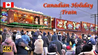 Canadian Pacific Holiday Train Arrived to Canada Today  Canada Christmas Train [upl. by Apthorp150]