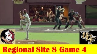 UCF vs 8 Florida State Baseball Highlights 2024 NCAA Regional Site 8 Game 4 [upl. by Grunenwald]