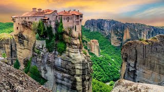 Meteora The Incredible Cliff Monasteries Of Northern Greece  From the Mountains to the Shoreline [upl. by Airol613]