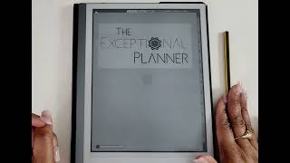 The Exceptional Planner for the Remarkable 2 [upl. by Karsten]