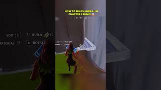 How to reach unreal in chapter 2 😱 tipstervibes fortnite shorts [upl. by Griffy]