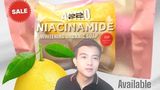 Available Organic Niacinamide whitening soap 20X Effect pm now thank you [upl. by Floria]