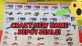 Home Depot Holiday TOOL DEALS THAT STARTED EARLY WITH NEW TOOLS Milwaukee Ryobi Ridgid Dewalt [upl. by Ellasal]