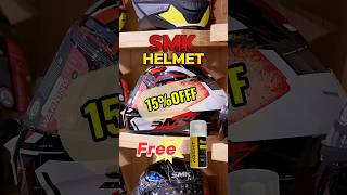 Smk helmets 15off free tbolt helmets cleaner available on our website httpshtrzmodzcom helmet [upl. by Libna]