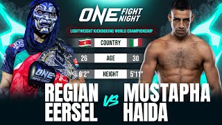 Regian Eersel vs Mustapha Haida  Kickboxing Full Fight [upl. by Atrebla]