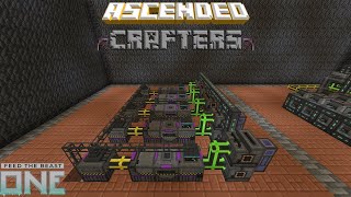 Quarry amp Ore Processing  The Ascended Crafters FTB One  Episode 4 [upl. by Icaj902]