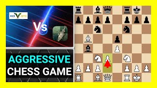 Aggressive Chess Engine Game Koivisto 90 vs Stockfish 161 Watch and Learn Chess [upl. by Meid662]