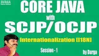 Core Java With OCJPSCJPInternationalization I18N Part 1Introduction [upl. by Gael112]