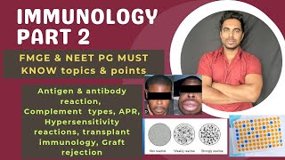 IMMUNOLOGY 2  fgme neetpg INICET  microbiology  fmge2024 rapidrevision [upl. by Humpage]