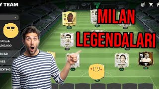 MILAN LEGENDALARI tarkibi  FC MOBILE 2025  MALDINI VAN BASTEN RONALDINHO CAFU NESTA [upl. by Nnuahs]