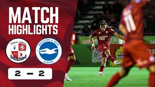 HIGHLIGHTS  Crawley Town v Brighton and Hove Albion U21 [upl. by Wallford530]