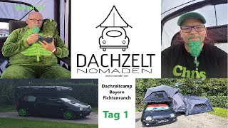 Dachzeltnomaden Camp Bayern  Anreise  Alpaka Farm  Tag 1 [upl. by Vilma]