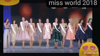 Janntul Ferdous oishee in Miss world 2018 final round Elemination [upl. by Travax]