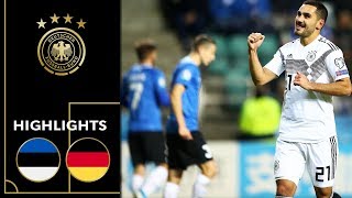 Gündogan scores twice from distance  Estonia vs Germany 03  Highlights  Euro Qualifiers [upl. by Eimaral]