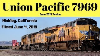 Union Pacific Freight Train Videos  UP 7969 Intermodal Train  VisionsofEd [upl. by Adiuqal461]