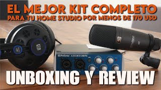 PRESONUS audiobox 96 STUDIO unboxing y review de la mejor opción para producir tu podcast y musica [upl. by Nahtal]