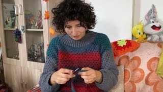 Tutorial maglione granny ideale per i principianti [upl. by Ariayek18]