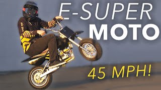 How I built an ELECTRIC SUPERMOTO  Razor MX650 Upgrade [upl. by Freddie]