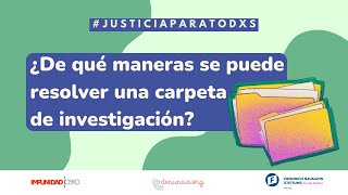 LA INTEGRACIÓN DE LA CARPETA DE INVESTIGACIÓN [upl. by Atiragram]