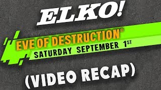 VIDEO RECAP 090118 ELKO Speedway [upl. by Adnilec]