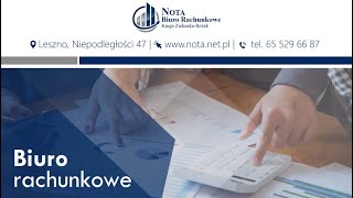 Biuro rachunkowe Leszno Nota [upl. by Fowle]