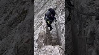 Genialer klettersteig in den dolomiten Via Ferrata dei Finanzieri YouTubeCreatorCommunity [upl. by Adnat]