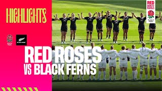 WORLD CHAMPIONS DEFEATED  Red Roses v Black Ferns higlights [upl. by Juni]