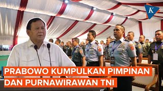 Prabowo Kumpulkan Pimpinan dan Purnawirawan TNI Ada Apa [upl. by Llien878]