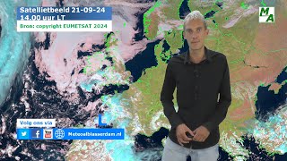 Zondag nogmaals warm tijdens begin van de astronomische herfst maar weersomslag komt eraan [upl. by Hudgens]