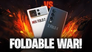 Samsung Galaxy Z Fold 4 vs Xiaomi Mix Fold 2 – The Foldable Phone War You Cant Miss [upl. by Goda697]