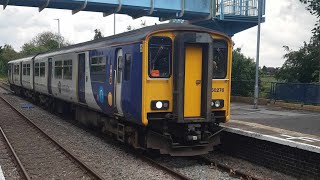 Brigg Wednesdays Episode 7  Northern Cleethorpes Sheffield train 150276 Lincs June 2024 🇬🇧🚄 [upl. by Kieger]