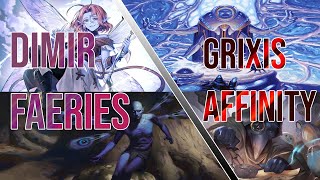 Pauper Tournament  Dimir Faeries vs Grixis Affinity  Round 4 Sept 15 [upl. by Eceinert]