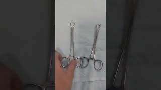 Towel clips forceps use in OT towel clips instrument uses shorts  nursing [upl. by Ecnerual]