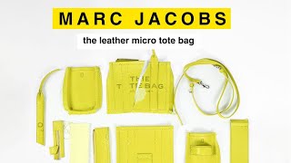 Impressedwith MARC JACOBS  The Leather Micro Tote Bag Review [upl. by Nitsuga]