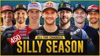 New Bikes Contracts Team Changes and More  Silly Season 450 Class [upl. by Loleta]