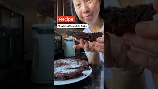 Recipe Flourless Chocolate Cake Light and Fluffy [upl. by Elleina]