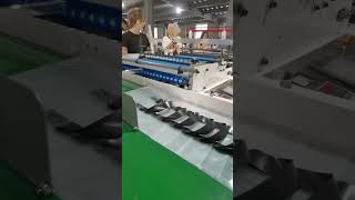 Automatic soft loop handle bag sealing cutting making machine [upl. by Fenwick773]