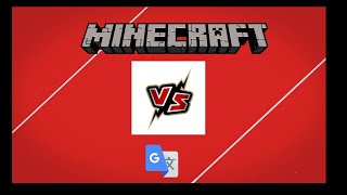 Google Překladač hraje Minecraft [upl. by Yennej625]