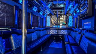 Want Limo  45 passenger Party Bus  Perfect for Wedding Shuttle Birthdays and Temecula Wine Tours [upl. by Nnylharas749]